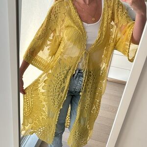 Long sheer kimono / coverup